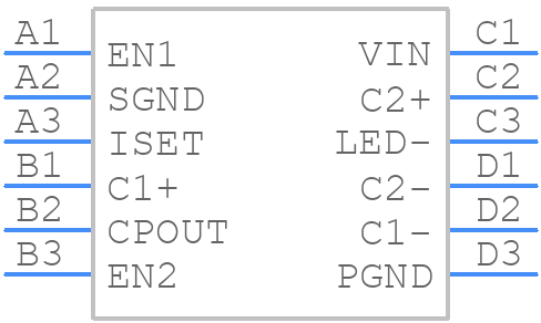 LM2758TL - Texas Instruments - PCB symbol