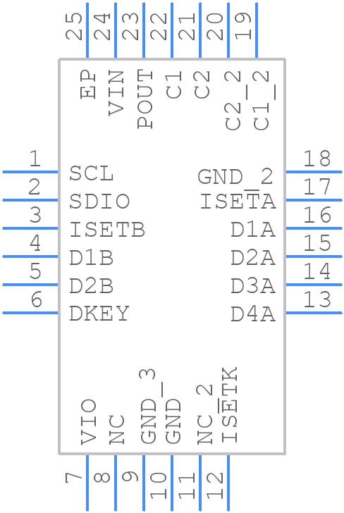 LM27964SQ-C - Texas Instruments - PCB symbol