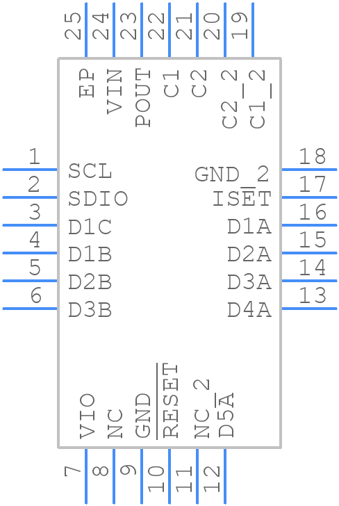 LM27965SQ - Texas Instruments - PCB symbol