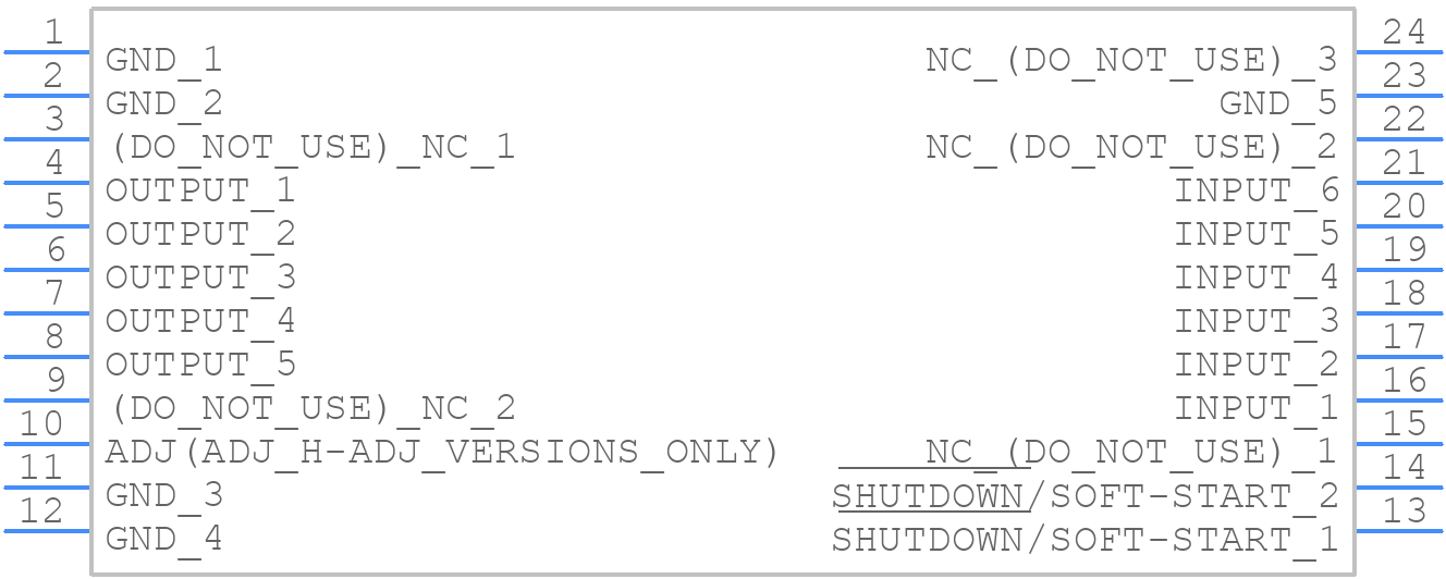 LM2825N-3.3 - Texas Instruments - PCB symbol
