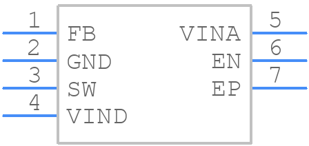 LM2831YSD - Texas Instruments - PCB symbol
