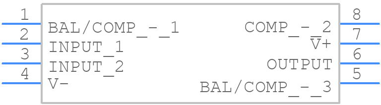 LM318N - Texas Instruments - PCB symbol
