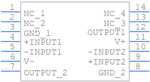 LM319AM - Texas Instruments - PCB symbol