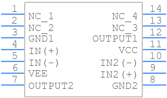 LM319M - Texas Instruments - PCB symbol