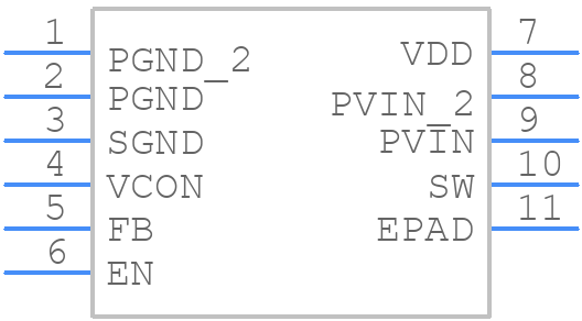 LM3205SD-2 - Texas Instruments - PCB symbol