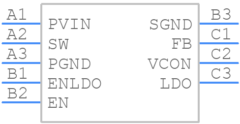 LM3207TL - Texas Instruments - PCB symbol