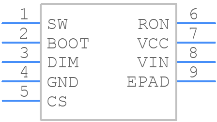 LM3402HVMR - Texas Instruments - PCB symbol