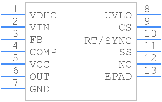 LM3430SD - Texas Instruments - PCB symbol