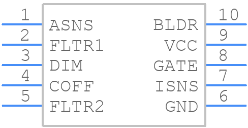 LM3445MM - Texas Instruments - PCB symbol