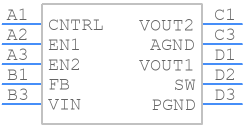 LM3502ITL-16 - Texas Instruments - PCB symbol