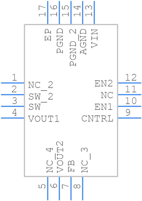 LM3502SQ-44 - Texas Instruments - PCB symbol