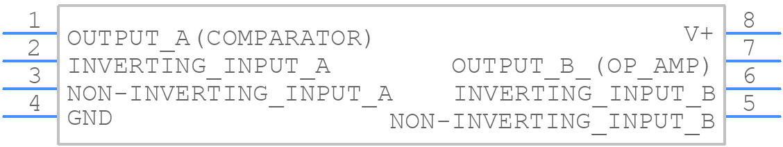 LM392M - Texas Instruments - PCB symbol