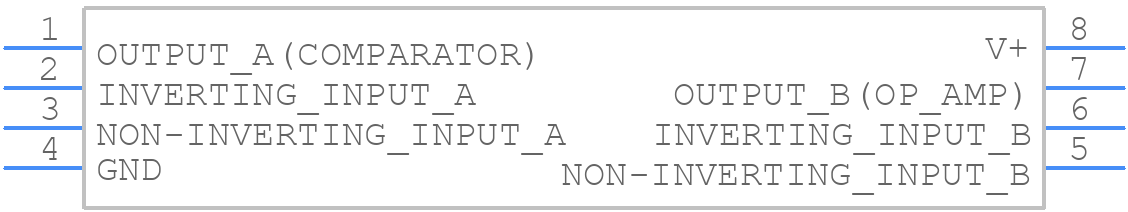 LM392N - Texas Instruments - PCB symbol