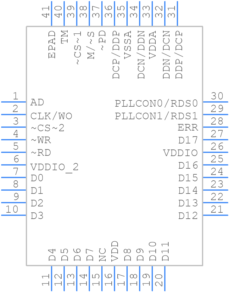 LM4308SQ - Texas Instruments - PCB symbol