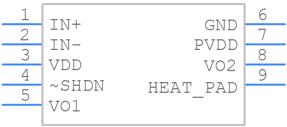 LM4675SD - Texas Instruments - PCB symbol