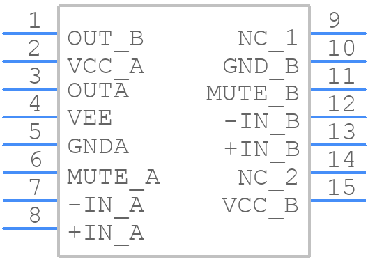 LM4766T - Texas Instruments - PCB symbol