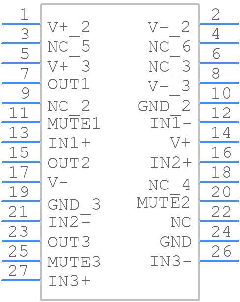 LM4781TA - Texas Instruments - PCB symbol