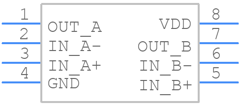 LM4808M - Texas Instruments - PCB symbol