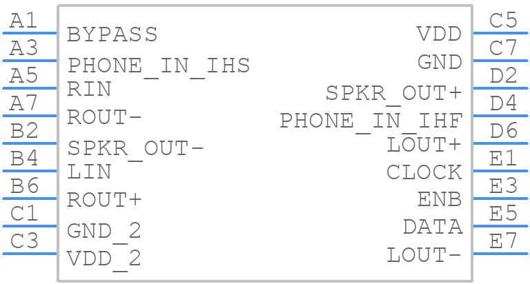 LM4855ITL - Texas Instruments - PCB symbol