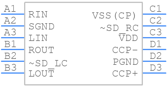 LM48860TL - Texas Instruments - PCB symbol