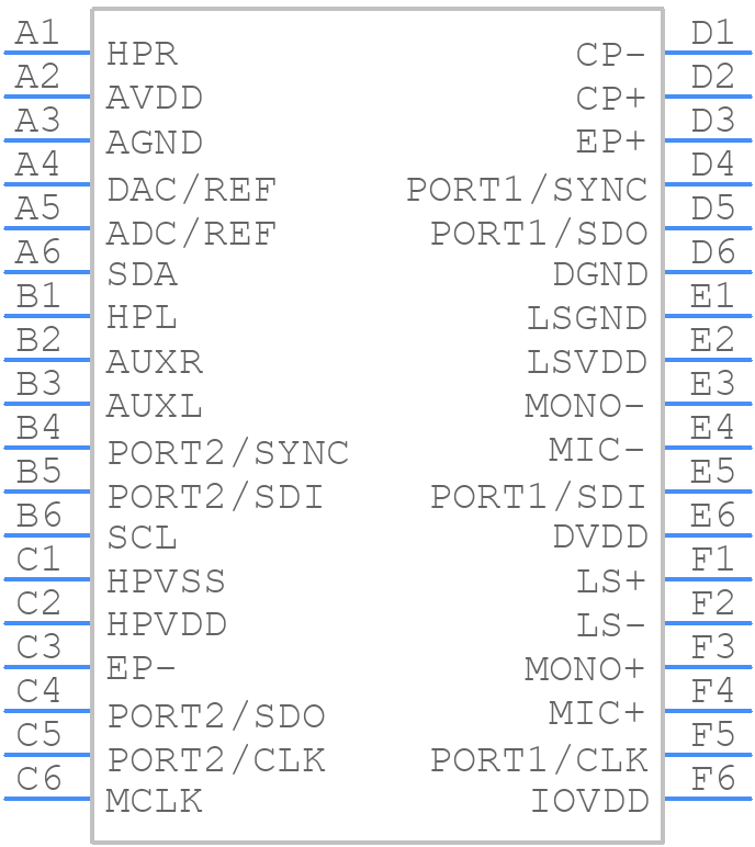 LM49352RL - Texas Instruments - PCB symbol