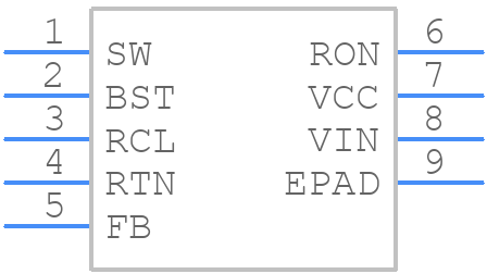 LM5007SD - Texas Instruments - PCB symbol
