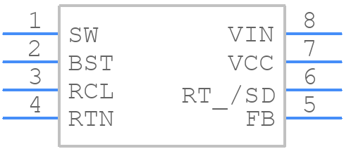 LM5009AMM - Texas Instruments - PCB symbol