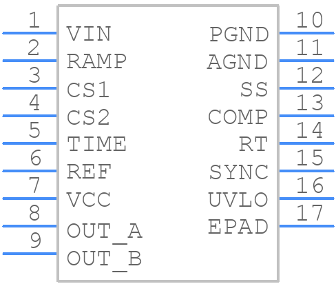 LM5025BSD - Texas Instruments - PCB symbol