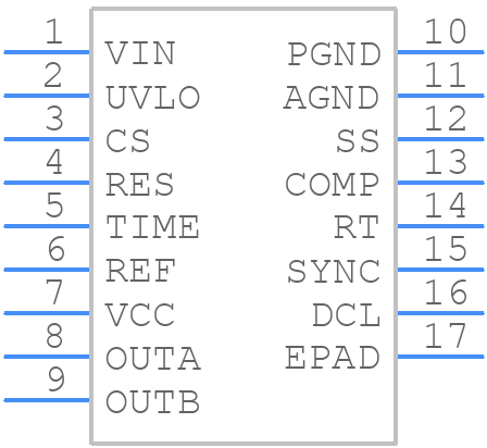 LM5026SD - Texas Instruments - PCB symbol