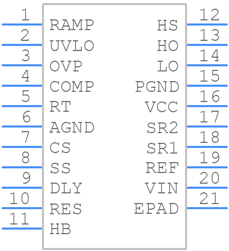 LM5035AMH - Texas Instruments - PCB symbol