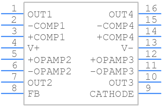 LM613IWM - Texas Instruments - PCB symbol