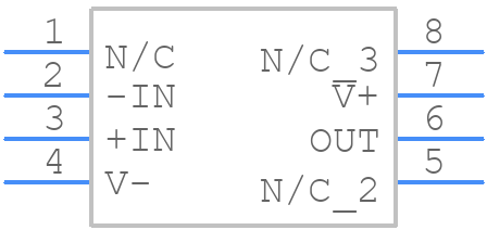 LM6171BIM - Texas Instruments - PCB symbol