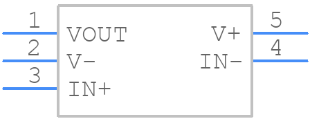 LM6211MF - Texas Instruments - PCB symbol