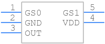 LM94022BIMG - Texas Instruments - PCB symbol