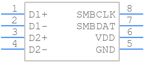 LM95231CIMM - Texas Instruments - PCB symbol