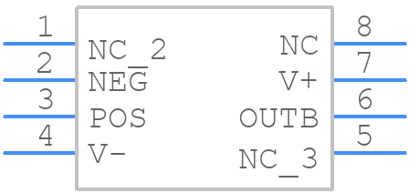 LMC6081IM - Texas Instruments - PCB symbol
