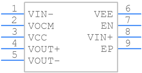LME49724MR - Texas Instruments - PCB symbol