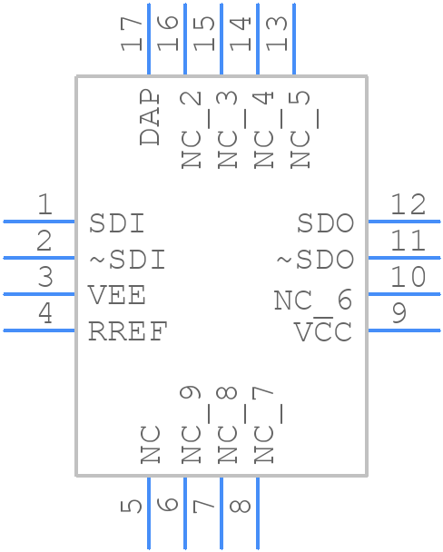 LMH0001SQ - Texas Instruments - PCB symbol