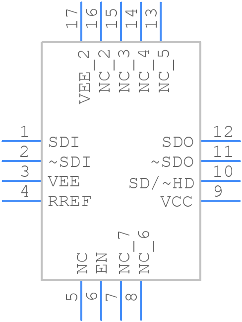 LMH0302SQE - Texas Instruments - PCB symbol