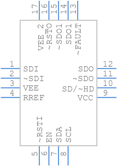 LMH0307SQE - Texas Instruments - PCB symbol