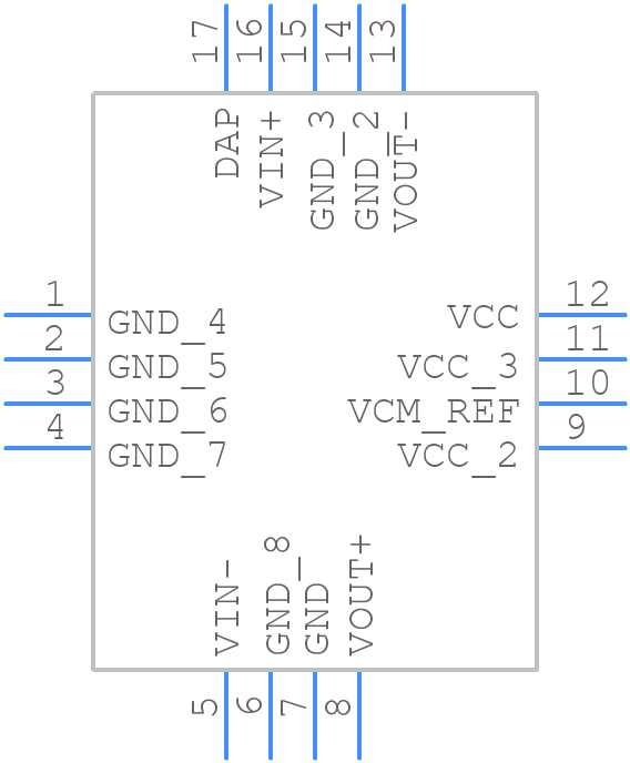 LMH6555SQ - Texas Instruments - PCB symbol