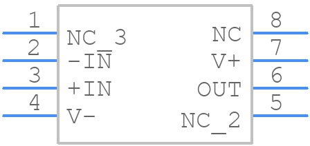 LMH6609MA - Texas Instruments - PCB symbol