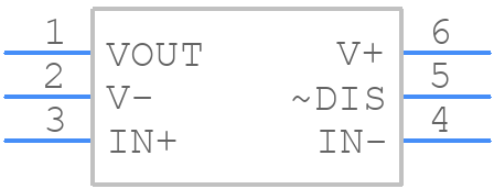 LMH6611MK - Texas Instruments - PCB symbol