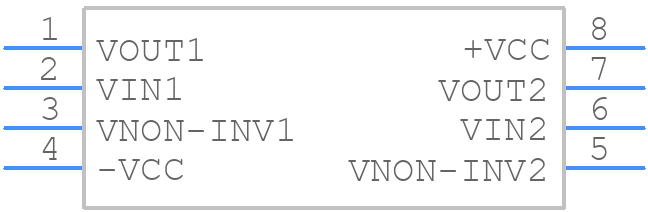LMH6628MA - Texas Instruments - PCB symbol