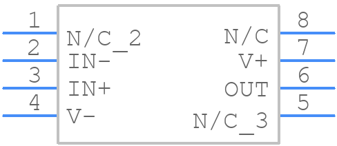 LMH6642MA - Texas Instruments - PCB symbol