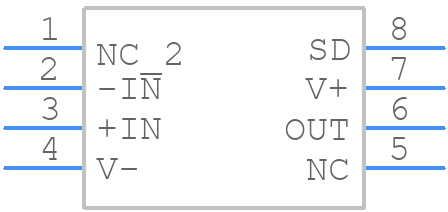 LMH6647MA - Texas Instruments - PCB symbol