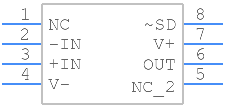 LMH6720MA - Texas Instruments - PCB symbol
