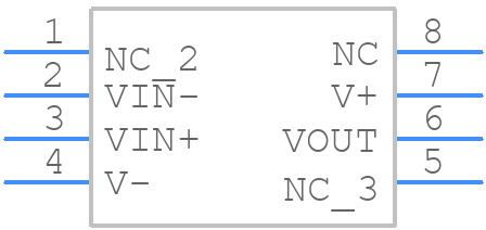 LMP2016MA - Texas Instruments - PCB symbol