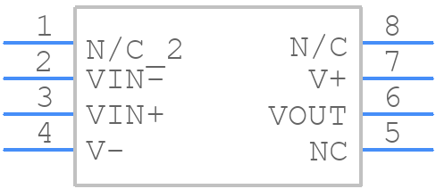 LMP2231AMA - Texas Instruments - PCB symbol