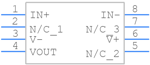 LMP7721MA - Texas Instruments - PCB symbol